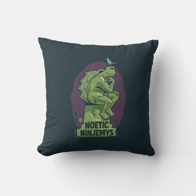 ROS Noetic Ninjemys Kussen (Voorkant)
