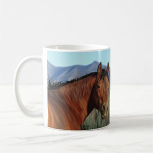 Ros paard koffiemok