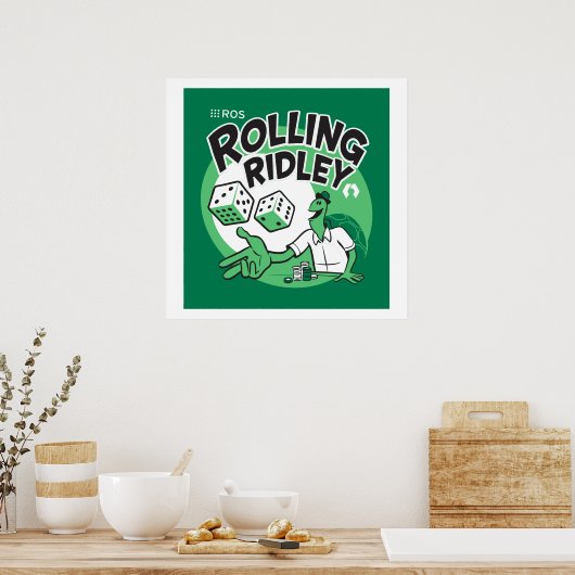 ROS Rolling Ridely Poster (Keuken)