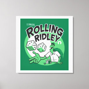 ROS Rolling Ridley Release Poster op Canvas