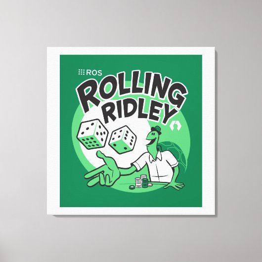 ROS Rolling Ridley Release Poster op Canvas (Voorkant)