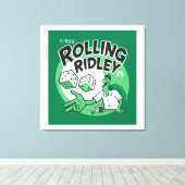 ROS Rolling Ridley Release Poster op Canvas (Insitu (Houten vloer))