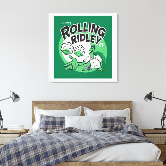 ROS Rolling Ridley Release Poster op Canvas (Insitu (Slaapkamer))