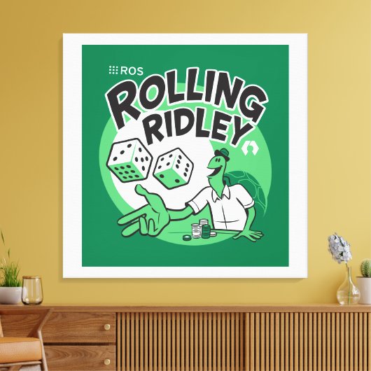 ROS Rolling Ridley Release Poster op Canvas Afdruk (Insitu (Woonkamer))