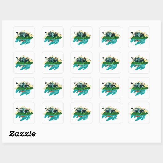 ROS schildpad Stickers (Vel)