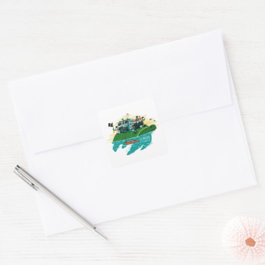 ROS schildpad Stickers (Envelop)