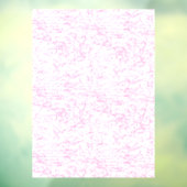 Rosa Abstracte Office Map Mappen Set Raamsticker (Vel 3)