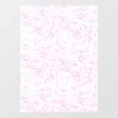 Rosa Abstracte Office Map Mappen Set Raamsticker (Vel)
