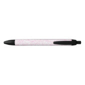 Rosa Abstracte Office Map Mappen Set Zwarte Inkt Pen (Achterkant)