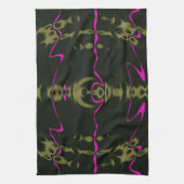 Rosa Amerikaanse MoJo Keukenhanddoek (Verticaal)