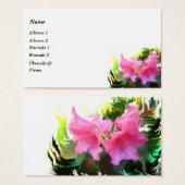 Rosa Azalee Visitekaartjes (Voorkant /achterkant)