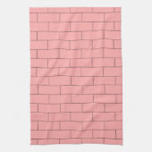 Rosa Baksteen Ontwerp Theedoek (Verticaal)