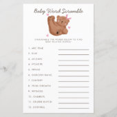 Rosa Beer Baby Woordzoekspel (Voorkant)