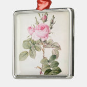 Rosa Bifera Officinalis uit de Les-Rozen Metalen Ornament (Links)