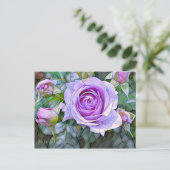Rosa Blue Bajou (Briefkaart) Briefkaart (Staand voorkant)