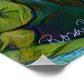 Rosa Blue Bajou [Poster] Poster (Hoek)