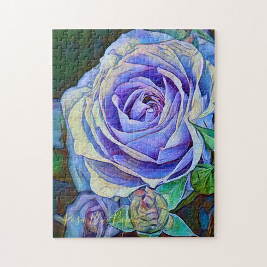Rosa Blue Bajou (puzzle 252) Legpuzzel (Verticaal)