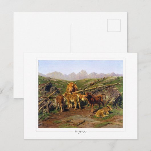 Rosa Bonheur #9 - Fine Art Briefkaart (Voorkant / Achterkant)
