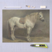 Rosa Bonheur | Grijze paarden in Stable Tissuepapier (Craft)