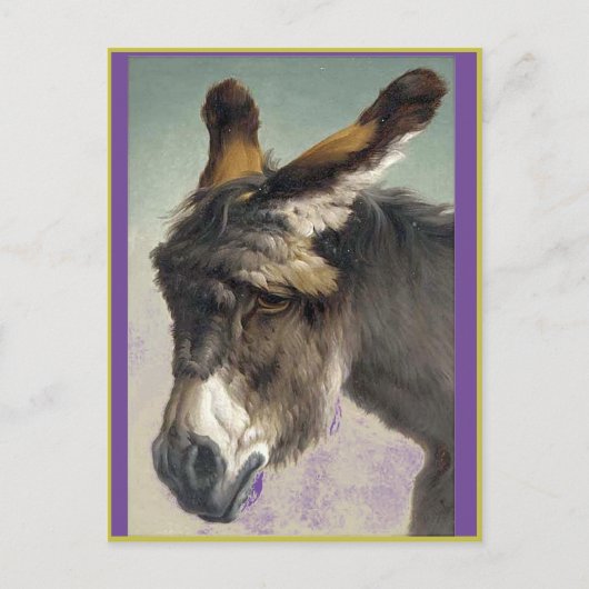 Rosa Bonheur, het hoofd van een ezel, beeldende ku Briefkaart (Voorkant)