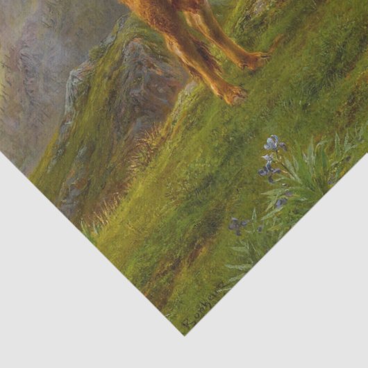 Rosa Bonheur | Hogevee Tissuepapier (Detail)