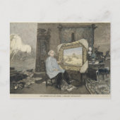 Rosa Bonheur in haar studio Briefkaart (Voorkant)
