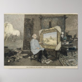 Rosa Bonheur in haar studio Poster (Voorkant)