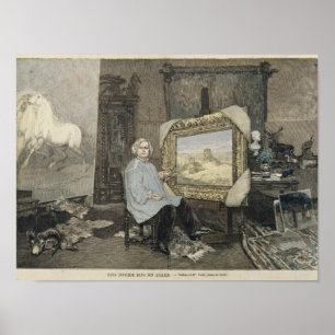 Rosa Bonheur in haar studio Poster