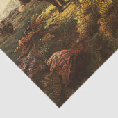 Rosa Bonheur | Morning After - Morning in Highland Tissuepapier (Detail)