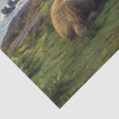 Rosa Bonheur | Schapen door de Zee Tissuepapier (Detail)