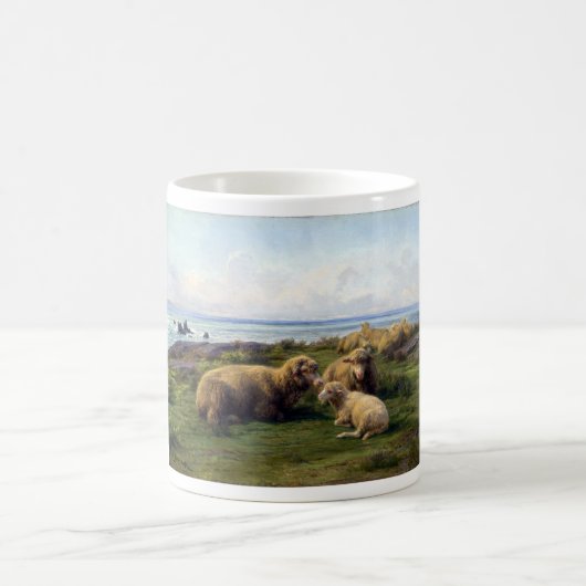 Rosa Bonheur Sheep van het Zee Koffiemok (Center)