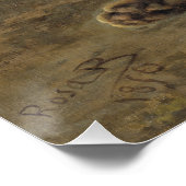 Rosa Bonheur Wilde kat 1850 Poster (Hoek)