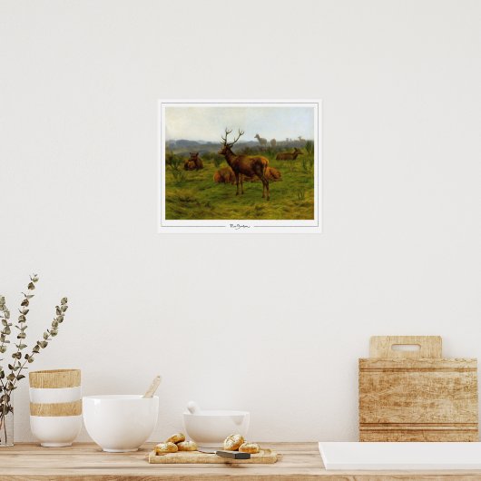 Rosa Bonheur Zedign Art Poster #122 (Keuken)