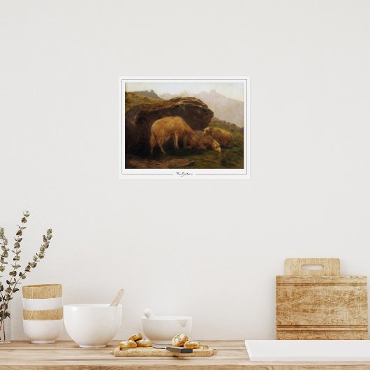 Rosa Bonheur Zedign Art Poster #67 (Keuken)