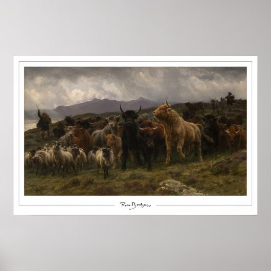 Rosa Bonheur Zedign Art Poster #86 (Voorkant)