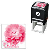 Rosa Burgundy Iceberg Zelfinktende Stempel (In situ)