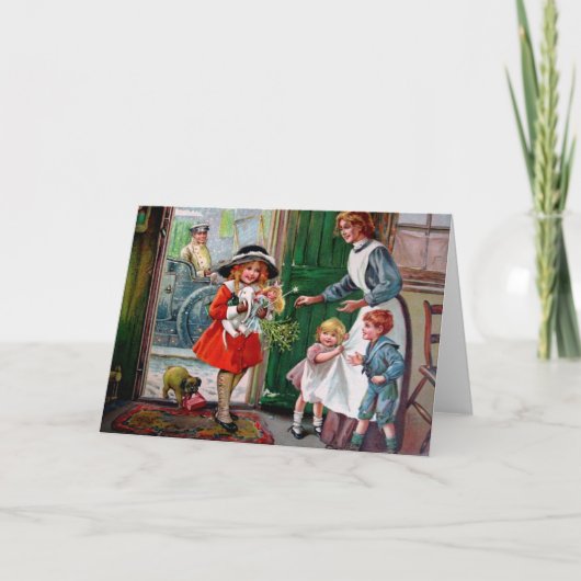 Rosa C. Petherick: Cadeaus voor de Armen Feestdagen Kaart (Voorkant)