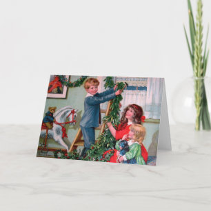 Rosa C. Petherick: De Decoratie van Kerstmis Feestdagen Kaart