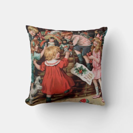 Rosa C. Petherick: De kerstmand Kussen (Voorkant)