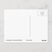 Rosa Canina - Dog Roos Briefkaart (Achterkant)