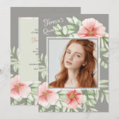 Rosa Canina Foto Quinceañera Kaart (Voorkant / Achterkant)