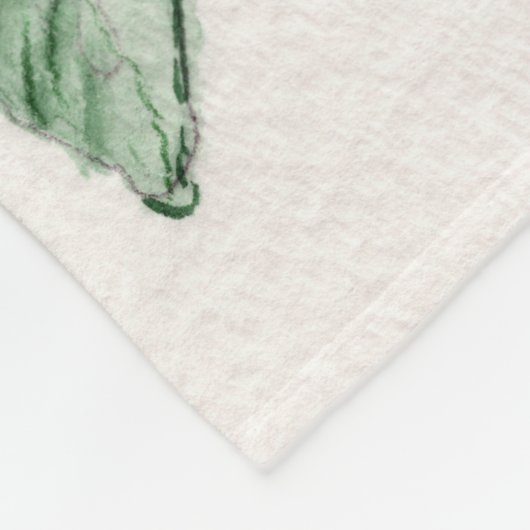 Rosa Centifolia Foliacea Throw Blanket Fleece Deken (Hoek)