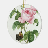 Rosa Centifolia Keramisch Ornament (Links)