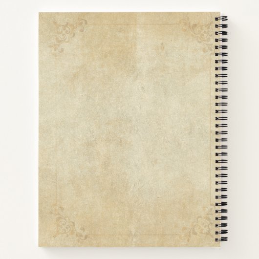 Rosa Centifolia Notitieboek - Chic Floral Gift (Achterkant)