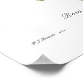 Rosa centifolia pomponia poster (Hoek)