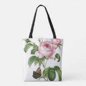 Rosa Centifolia Tote Bag (Achterkant)