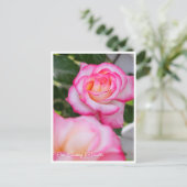 Rosa Climbing Minuette Briefkaart (Staand voorkant)