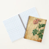 Rosa Damascena Aurora Notitieboek (Binnen)