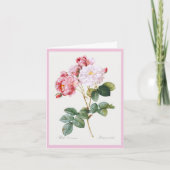 Rosa Damascena, Happy Birthday Kaart (Voorkant)