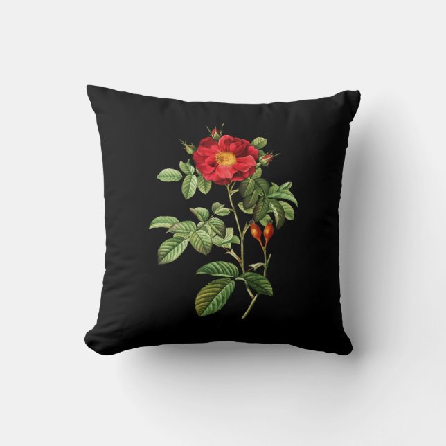 Rosa Damascena Worpkussen Kussen (Voorkant)